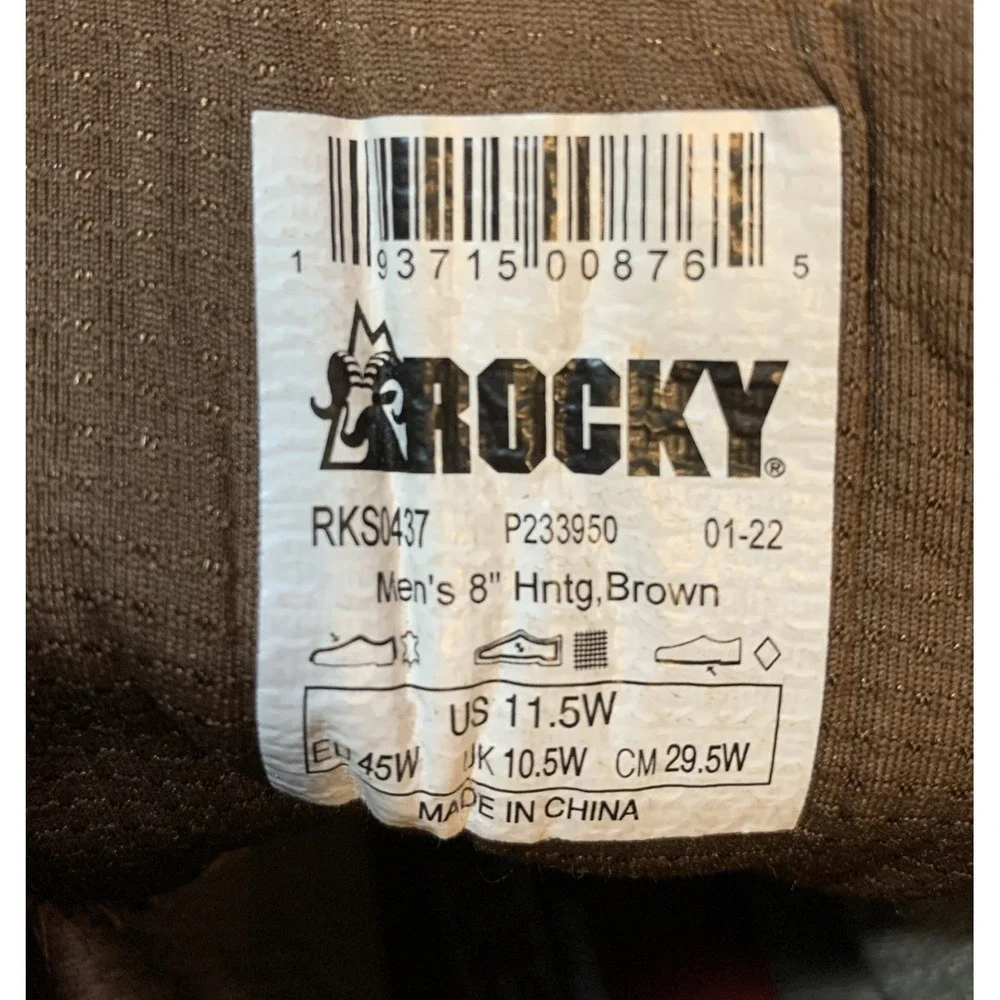 ROCKY RANGER WATERPROOF GORE-TEX®‎ OUTDOOR BOOTS 8